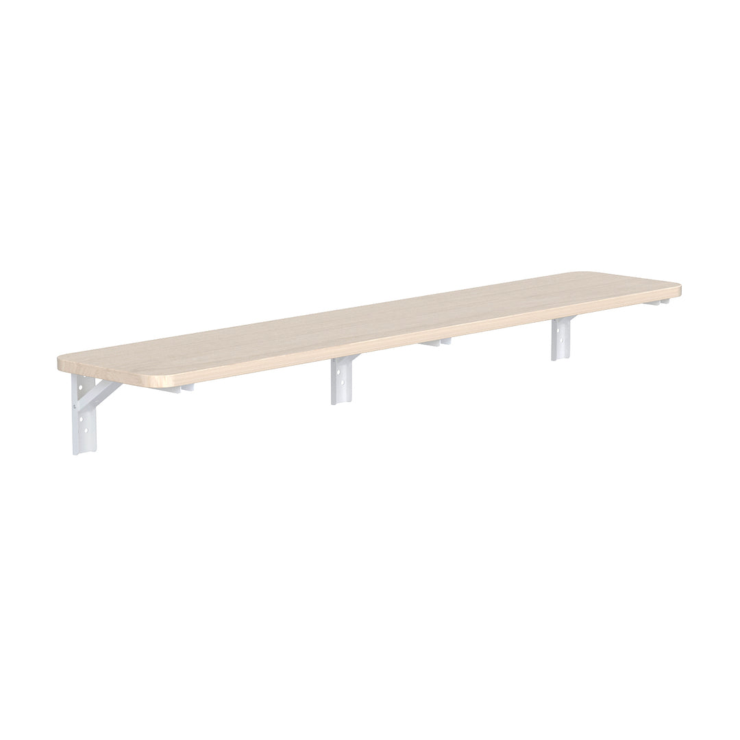 Etagère/tablette pliante Maclean, couleur bois clair, 100x20 cm, max.50 kg, MC-129 WD