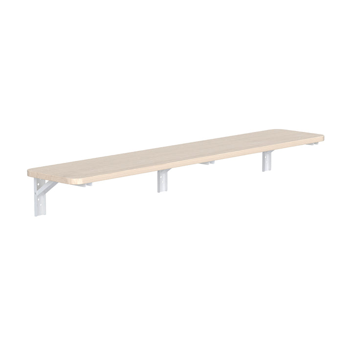 Etagère/tablette pliante Maclean, couleur bois clair, 100x20 cm, max.50 kg, MC-129 WD