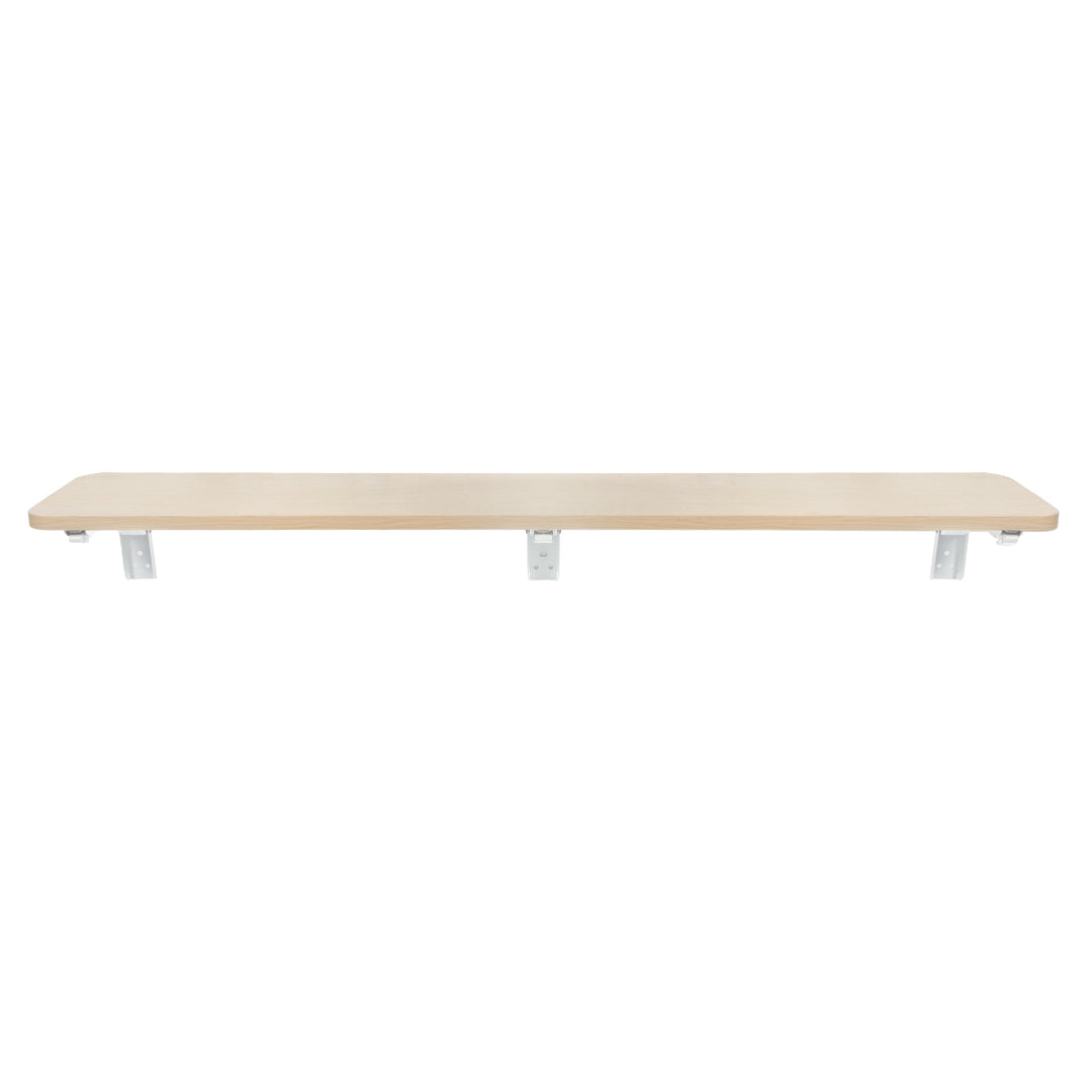 Etagère/tablette pliante Maclean, couleur bois clair, 100x20 cm, max.50 kg, MC-129 WD