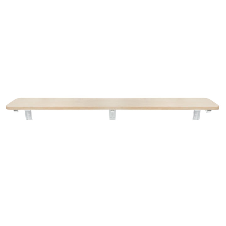 Etagère/tablette pliante Maclean, couleur bois clair, 100x20 cm, max.50 kg, MC-129 WD