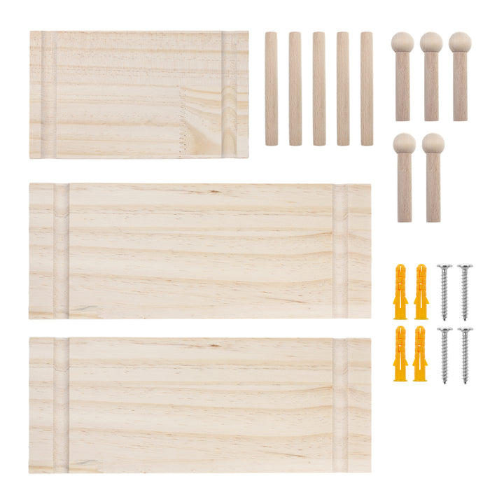 Organisateur de tableau blanc en bois Maclean, couleur bois clair, 40x60 cm, max. 20 kg, MC-130 WD