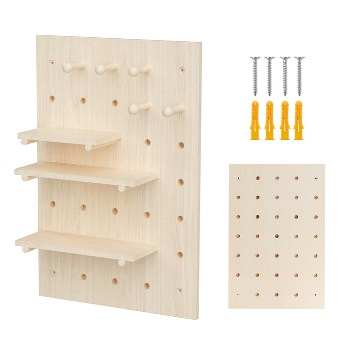 Organisateur de tableau blanc en bois Maclean, couleur bois clair, 40x60 cm, max. 20 kg, MC-130 WD