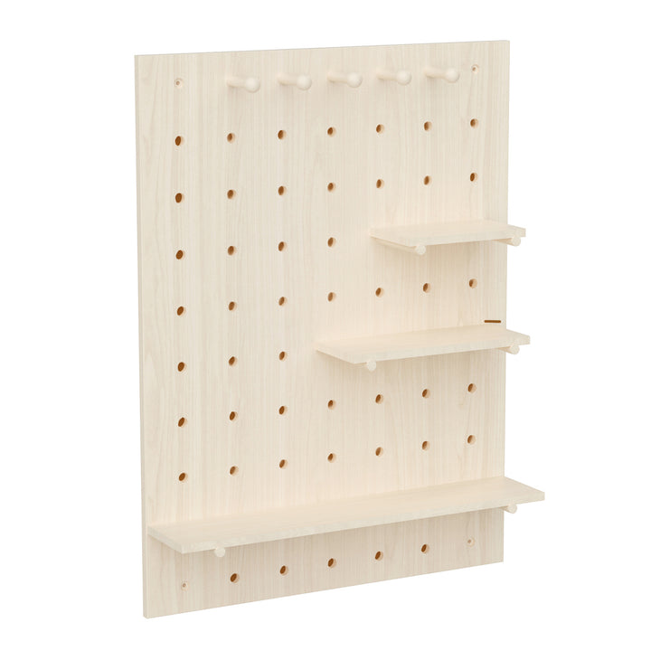 Organisateur de tableau blanc en bois Maclean, couleur bois clair, 60x80 cm, max. 20 kg, MC-131 WD