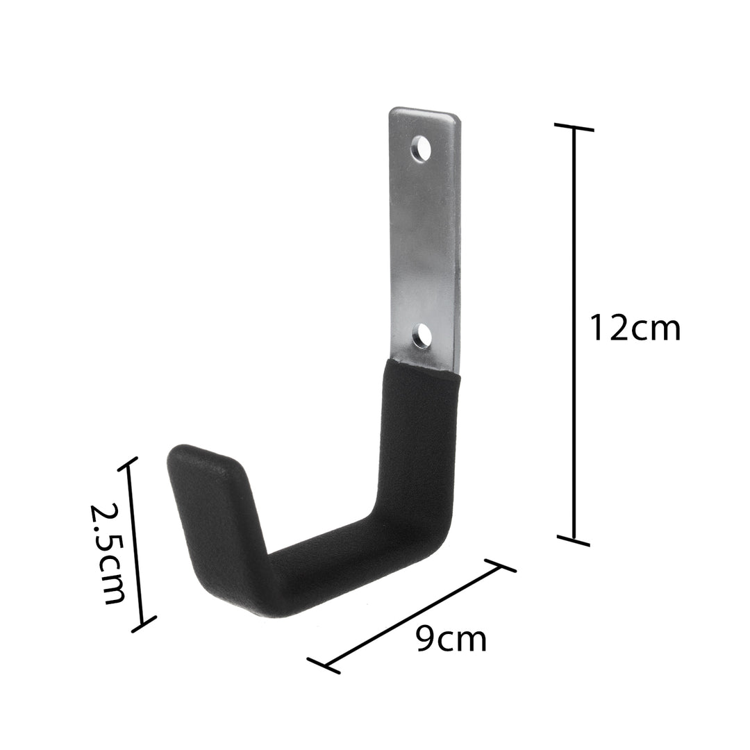 Support mural Maclean, pour pneus, roues, échelle, vélo, acier, charge max. 15kg, MC-435, 2 pièces