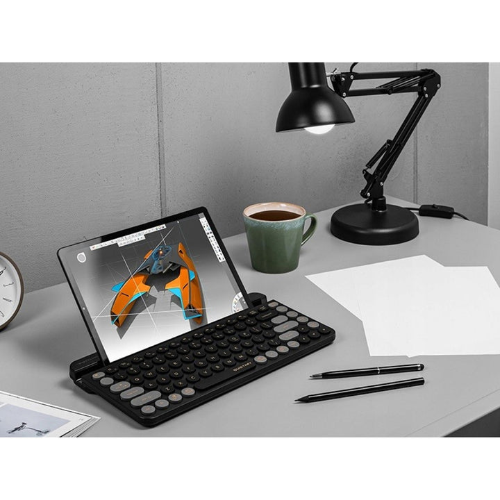 Clavier fonctionnel sans fil A4TECH FSTYLER FBK30 Cassis