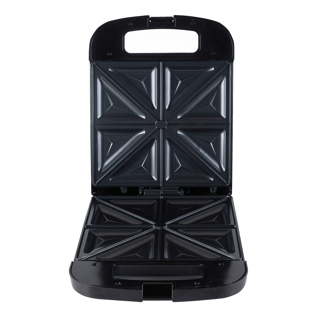 Adler AD 3055 noir 2000 Watt sandwich maker pour 4 sandwiches
