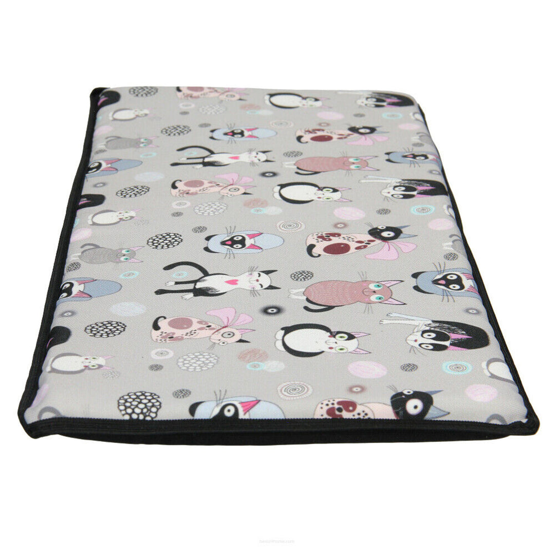Coussin pour chat pour rebord de fenêtre 25x55cm Bertoni motif CATNIP