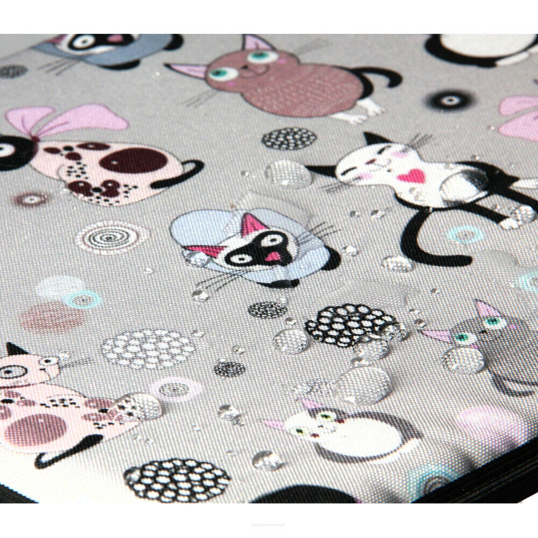 Coussin pour chat pour rebord de fenêtre 25x55cm Bertoni motif CATNIP