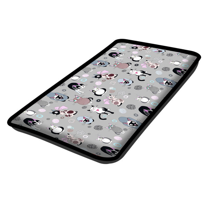 Coussin pour chat pour rebord de fenêtre 25x55cm Bertoni motif CATNIP