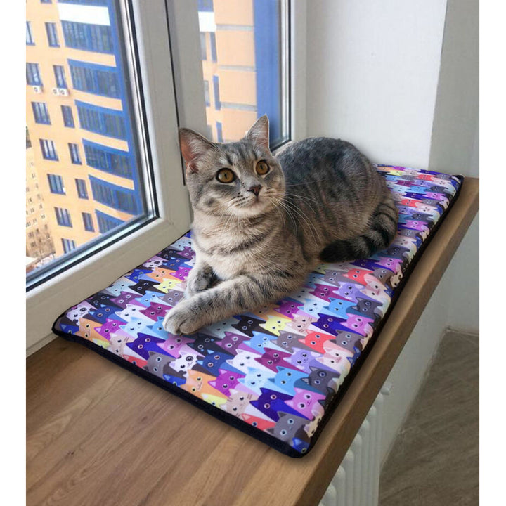 Coussin pour chat pour rebord de fenêtre 25x55cm Bertoni MEOW