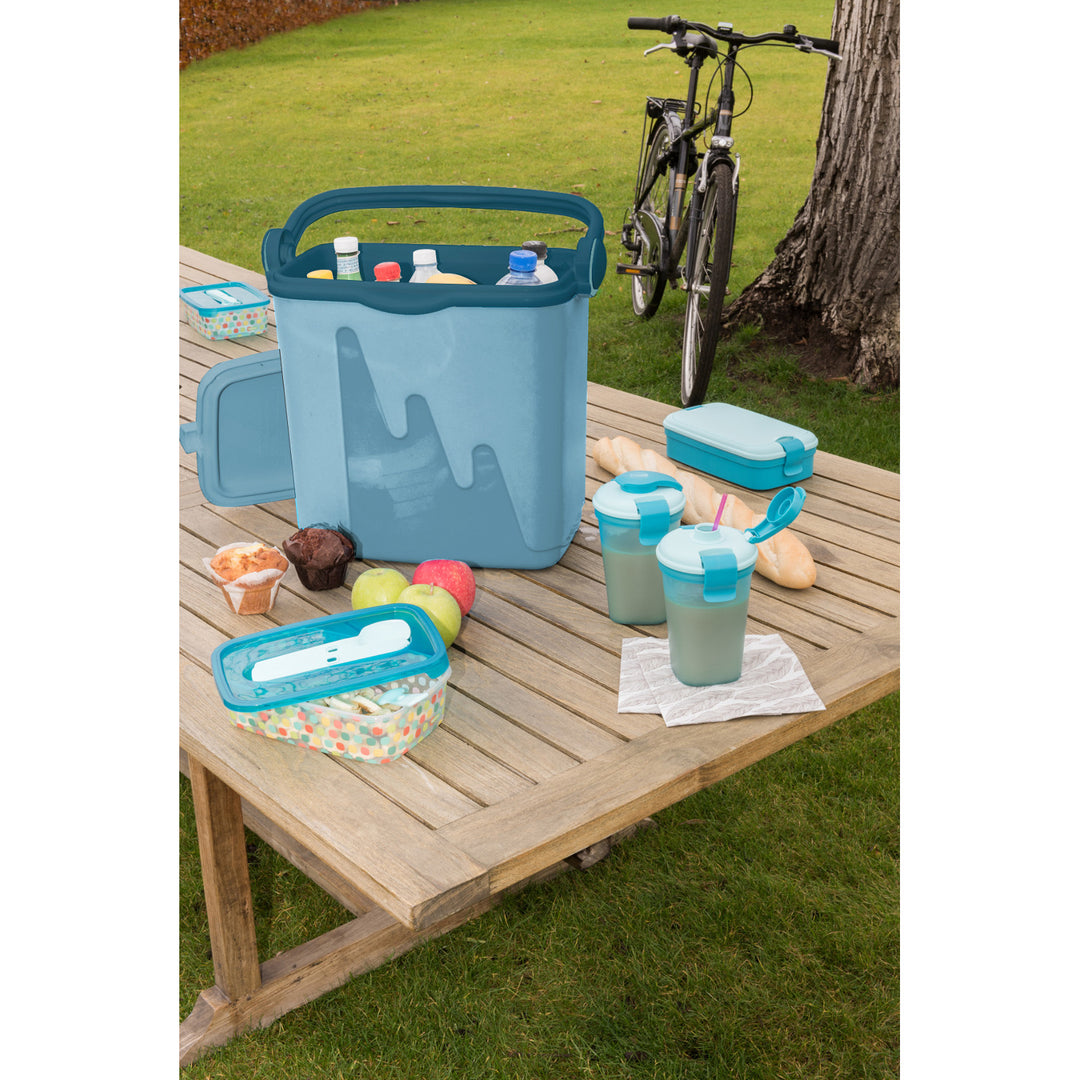 Glacière de voyage Curver, rechargeable, capacité 20L bleu clair