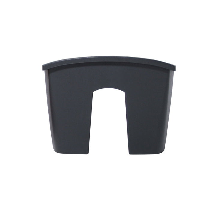 Pot de balustrade de balcon Prosperplast, 58cm, anthracite, DCRO600