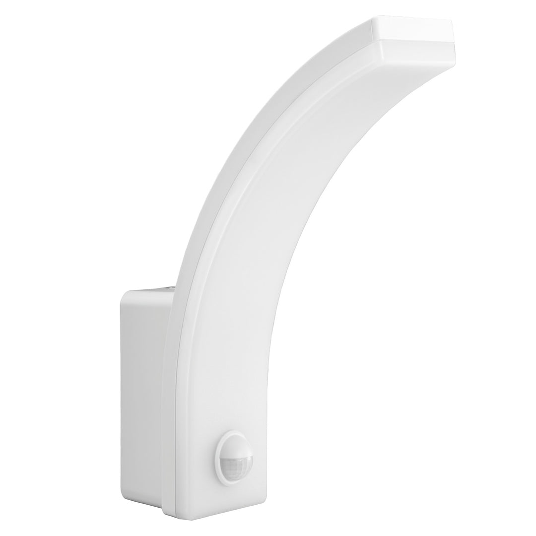 Détecteur de mouvement Maclean Lampe LED, détecteur de mouvement PIR, blanc, 20W, IP65, 2000lm, blanc neutre (4000K) MCE512 W, 4 pièces