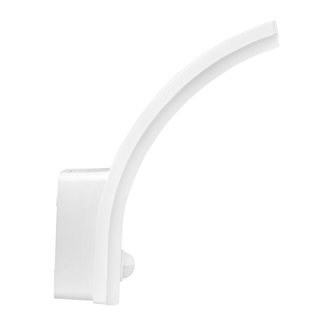 Détecteur de mouvement Maclean Lampe LED, détecteur de mouvement PIR, blanc, 20W, IP65, 2000lm, blanc neutre (4000K) MCE512 W, 4 pièces