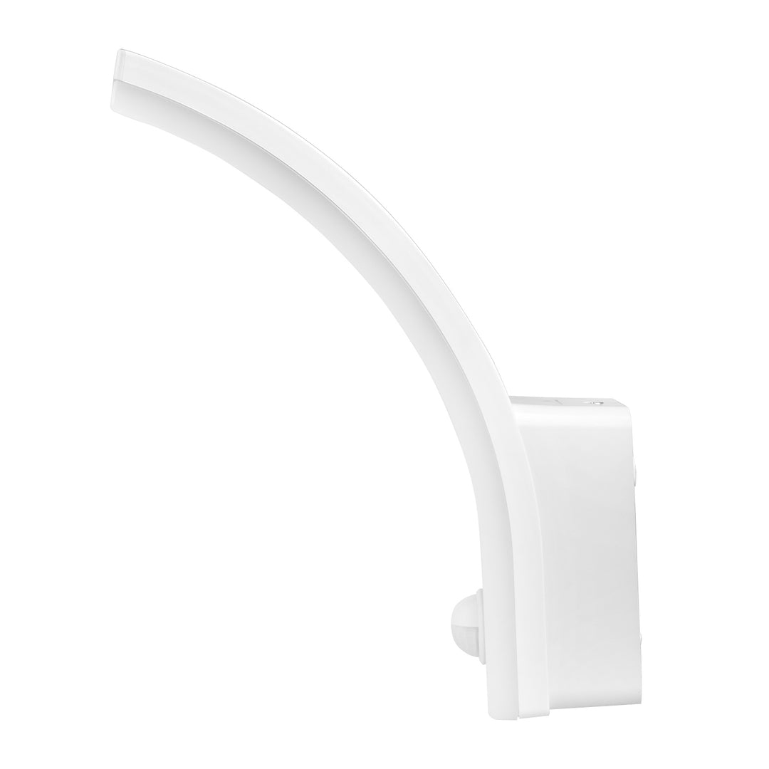 Détecteur de mouvement Maclean Lampe LED, détecteur de mouvement PIR, blanc, 20W, IP65, 2000lm, blanc neutre (4000K) MCE512 W, 4 pièces