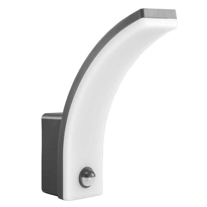 Détecteur de mouvement Maclean Lampe LED, détecteur de mouvement PIR, gris, 20W, IP65, 2000lm, blanc neutre (4000K) MCE512 GR, 2 pièces