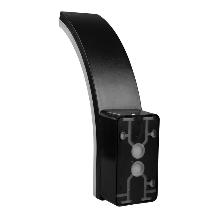 Détecteur de mouvement Maclean Lampe LED, détecteur de mouvement PIR, noir, 20W, IP65, 2000lm, blanc neutre (4000K) MCE512 B, 2 pièces