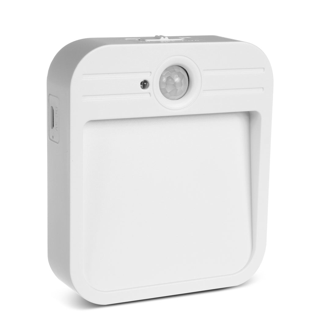 Lampe d'escalier Maclean LED, avec détecteur de mouvement, temp. 4000K, 3.7V/500mAh, 4 LED, portée 3-4m, MCE236, 2 pièces
