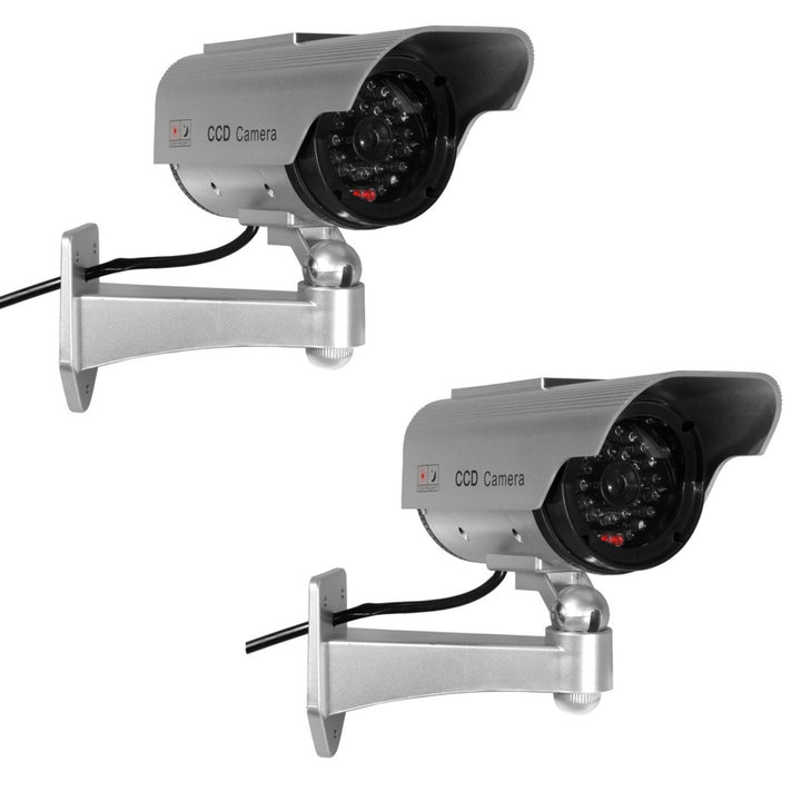 Caméra factice SOL1200 Diode solaire clignotante 2 pièces