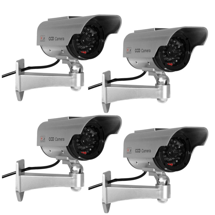 Caméra factice SOL1200 Diode solaire clignotante 4 pièces