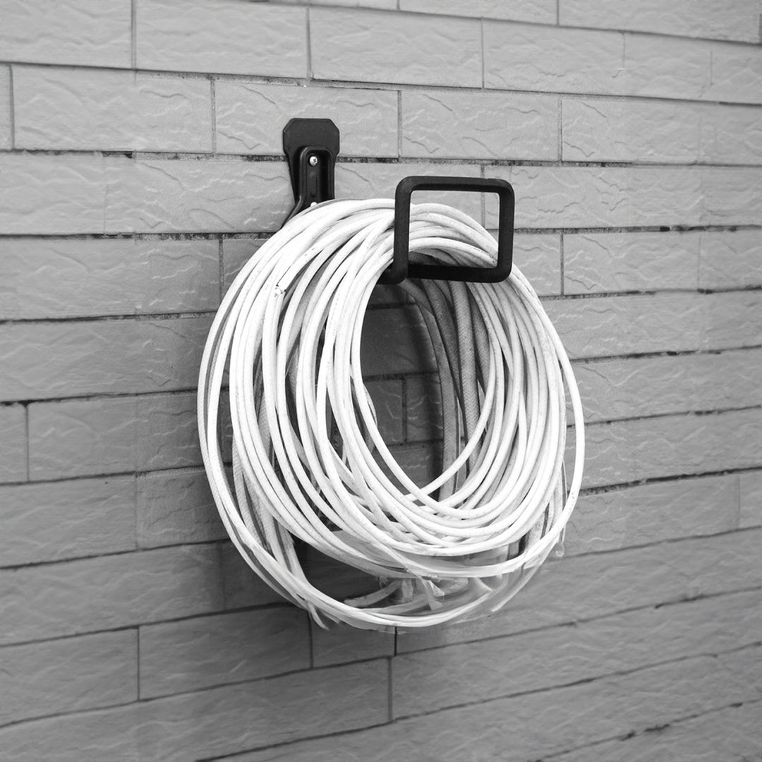 Support mural de garage Maclean, pour pneus, outils de jardin, échelle, tuyaux, vélos, acier, charge max. 35kg, MC-441, 2 pièces