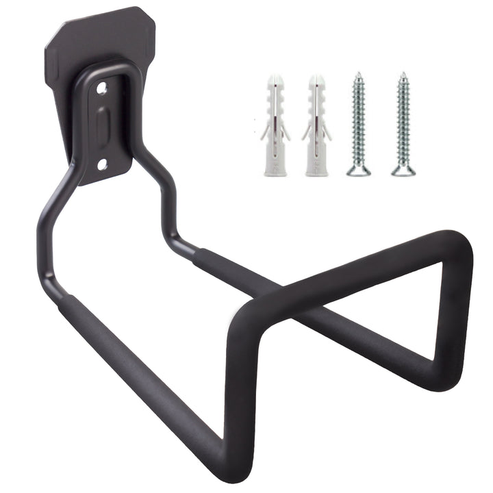 Support mural de garage Maclean, pour pneus, outils de jardin, échelle, tuyaux, vélos, acier, charge max. 35kg, MC-441, 4 pièces