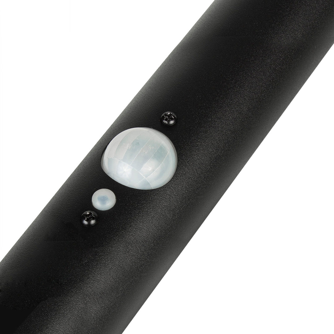 Lampe solaire LED Maclean, avec capteur, 3 modes, plug-in, Li-ion 18650, IP44, 3,7V, 1200 mAh, Noir, MCE465 B, 6 pièces