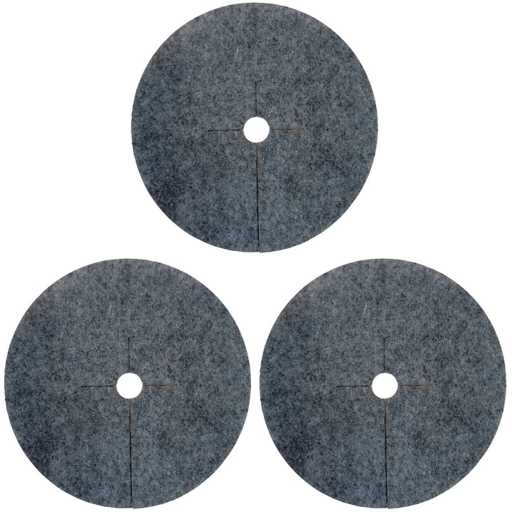 Jeu de disques anti-herbes Bertoni, 3 pièces, 60 cm, gris
