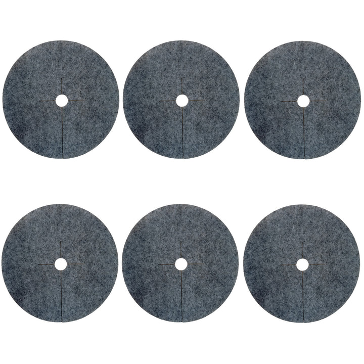 Jeu de disques anti-herbe Bertoni, 6 pièces, 40 cm, gris