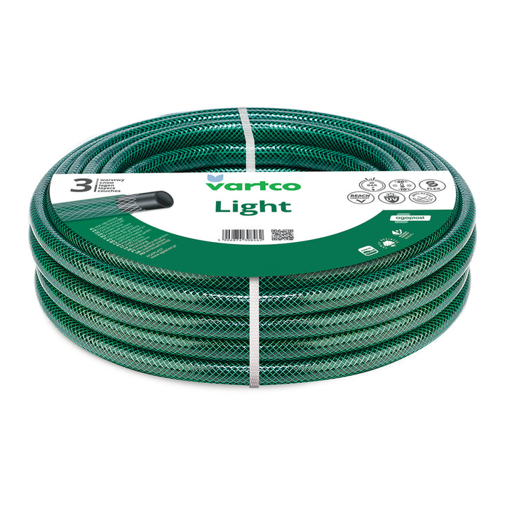 Vartco Light 1" 50m tuyau d'arrosage 3 plis 20 bar