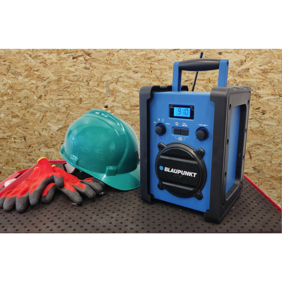 Radio portable Blaupunkt, Bluetooth, AUX, écran LCD, PP30 chantier