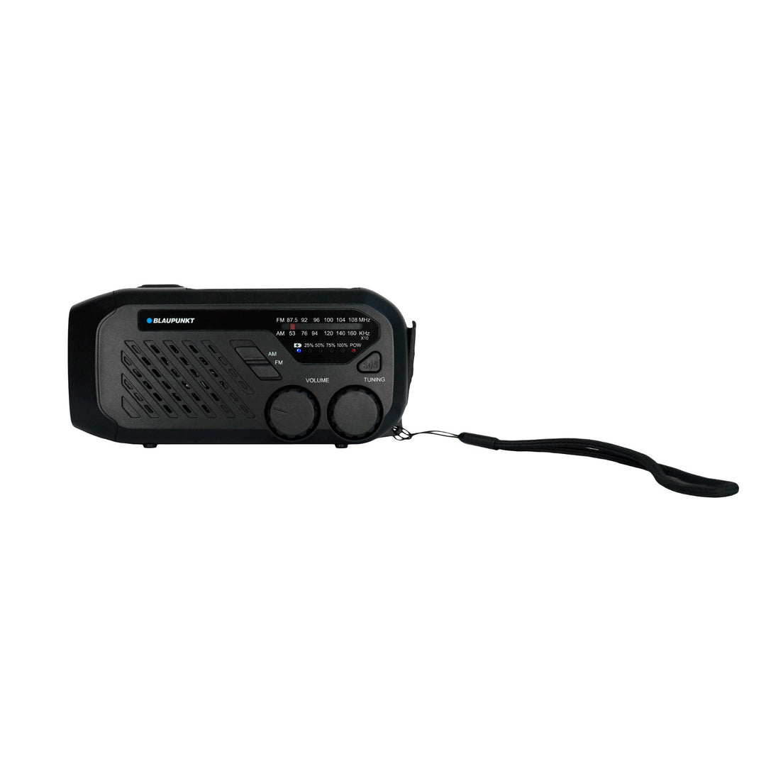 Radio Blaupunkt secteur/batterie, torche LED, indication SOS, antenne, ER10