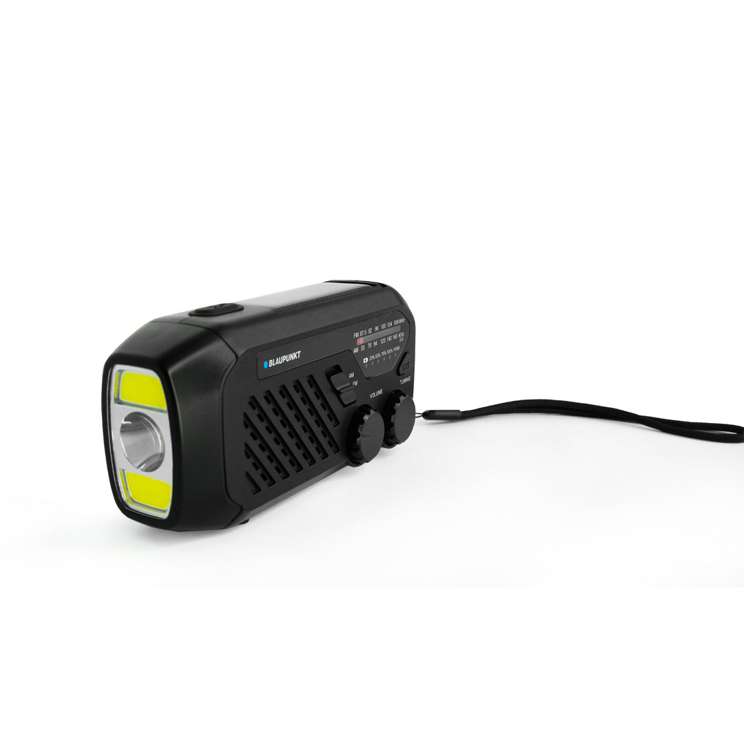 Radio Blaupunkt secteur/batterie, torche LED, indication SOS, antenne, ER10