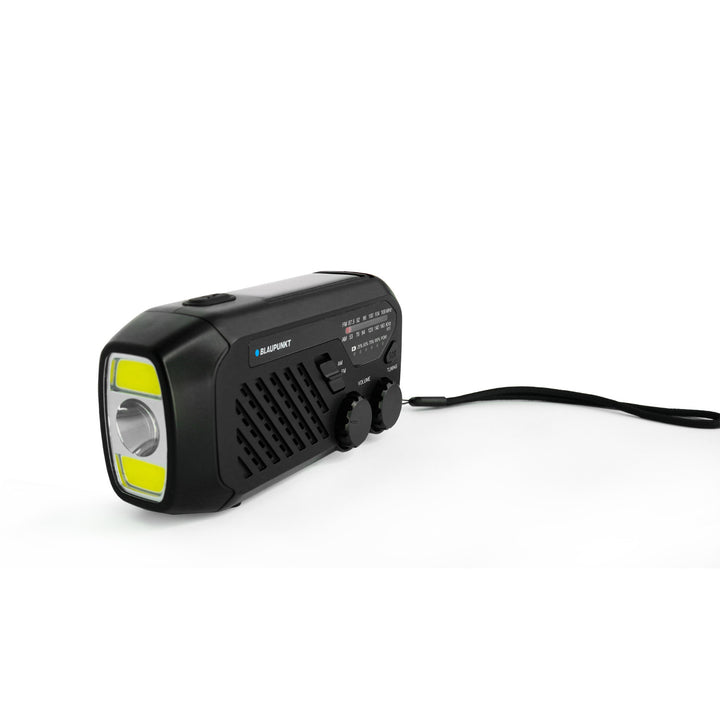 Radio Blaupunkt secteur/batterie, torche LED, indication SOS, antenne, ER10