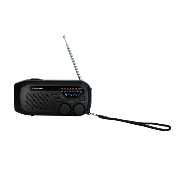 Radio Blaupunkt secteur/batterie, torche LED, indication SOS, antenne, ER10