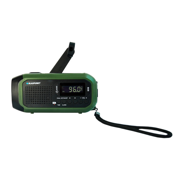 Radio Blaupunkt secteur/batterie, torche LED, indication SOS, antenne, ER20