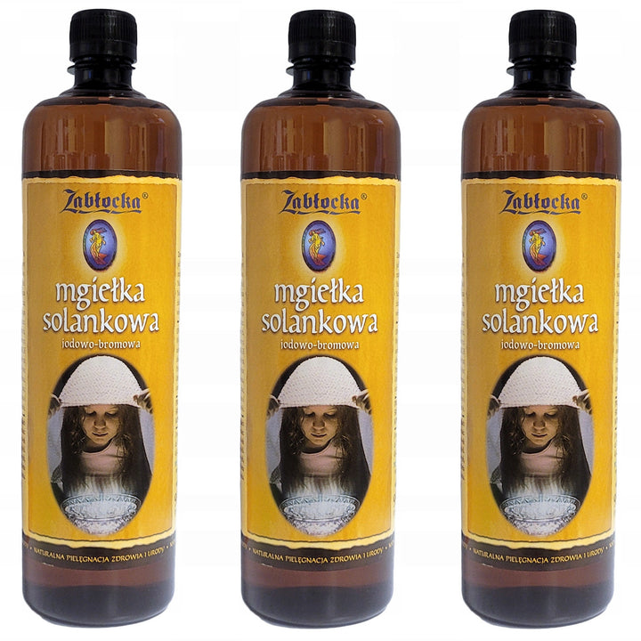 3x Zablocka Salt Mist 950ml pour inhalation dans les inhalateurs