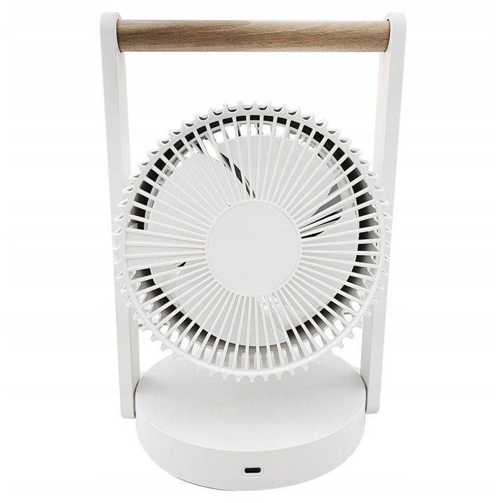 Ventilateur de bureau sans fil LTC, veilleuse et affichage LED, 5 niveaux de vitesse, batterie 3600 mAh, LXWB17