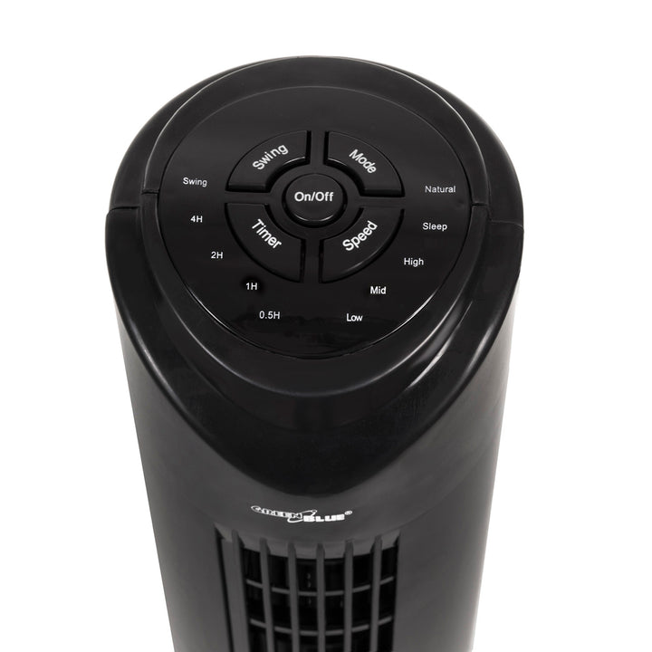 Ventilateur colonne GreenBlue 45W avec 3 niveaux de puissance, 82cm de haut, 1,5m de câble, avec télécommande et minuterie GB645 avec prise UK