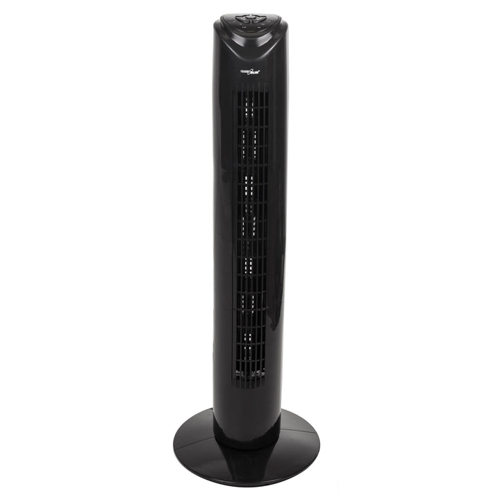 Ventilateur colonne GreenBlue 45W avec 3 niveaux de puissance, 82cm de haut, 1,5m de câble, avec télécommande et minuterie GB645 avec prise UK