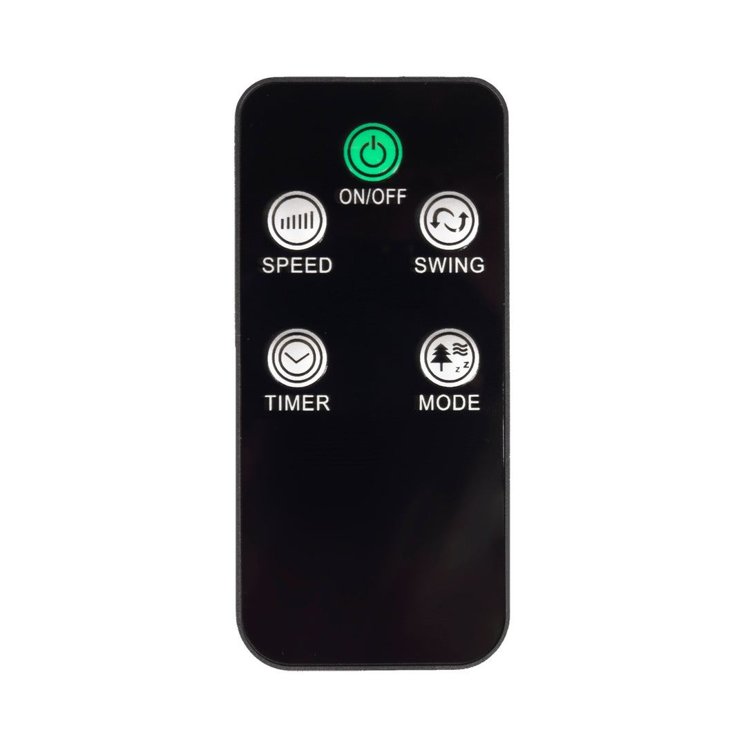 Ventilateur colonne GreenBlue 45W avec 3 niveaux de puissance, 82cm de haut, 1,5m de câble, avec télécommande et minuterie GB645 avec prise UK