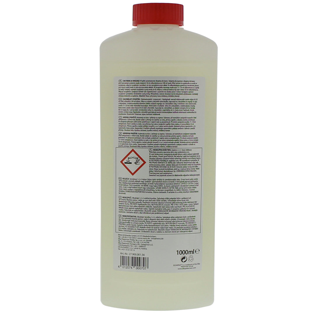 Détartrant pour machines à café, bouilloires, 1 litre, universel, Scanpart, 2 pièces