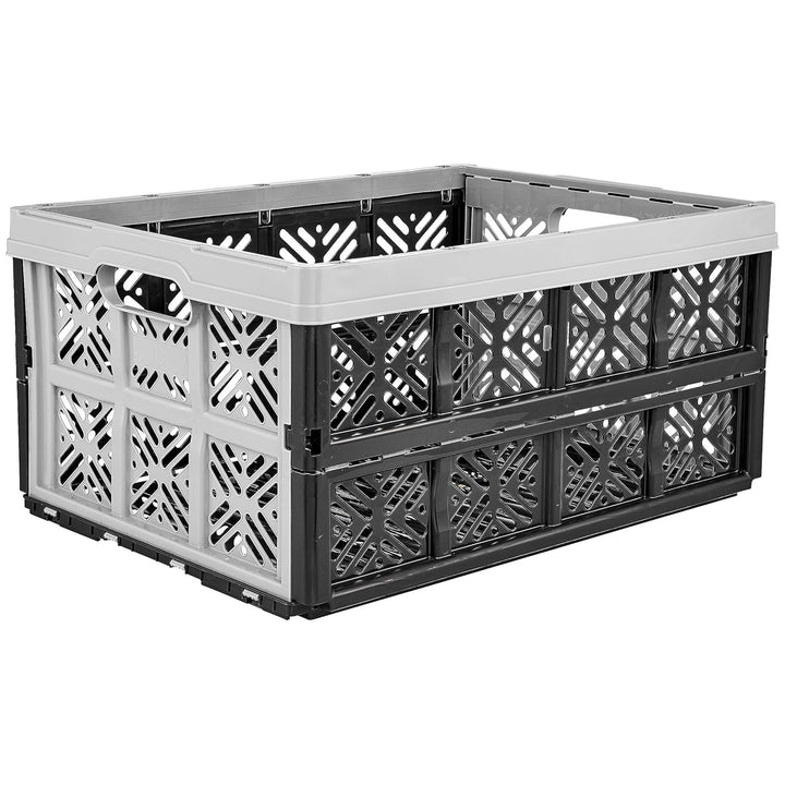 Panier pliant en plastique Keeeper, 32L, gris-noir