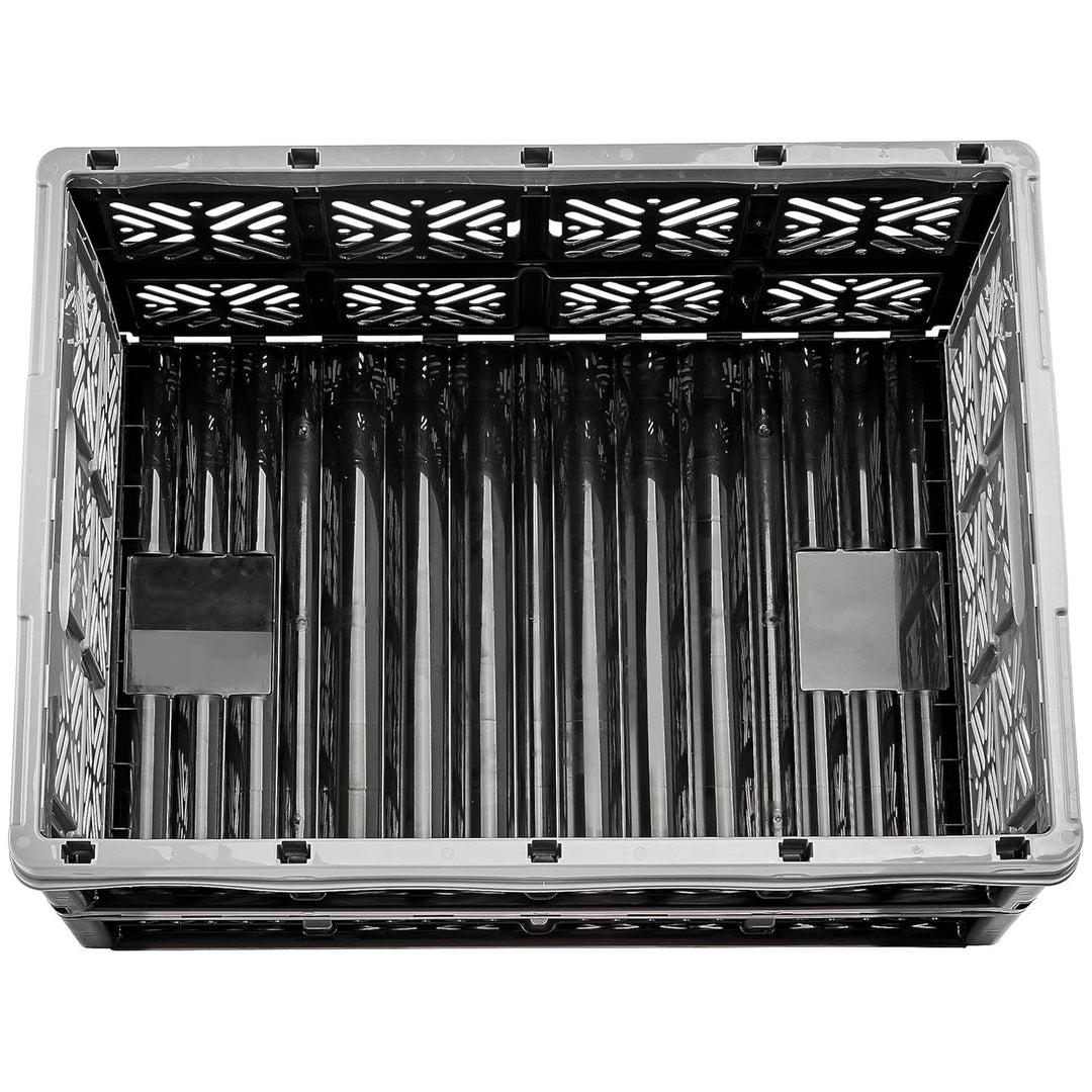 Panier pliant en plastique Keeeper, 32L, gris-noir