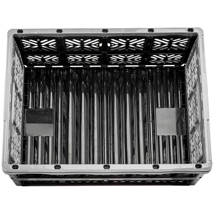 Panier pliant en plastique Keeeper, 32L, gris-noir