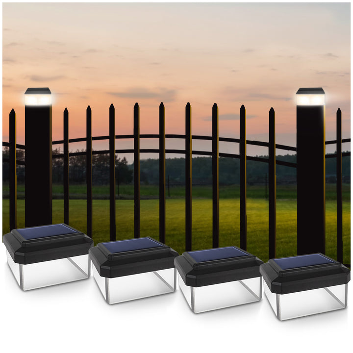 Lampe solaire à LED GreenBlue, 80x80mm, enveloppe, GB127, 4 pièces