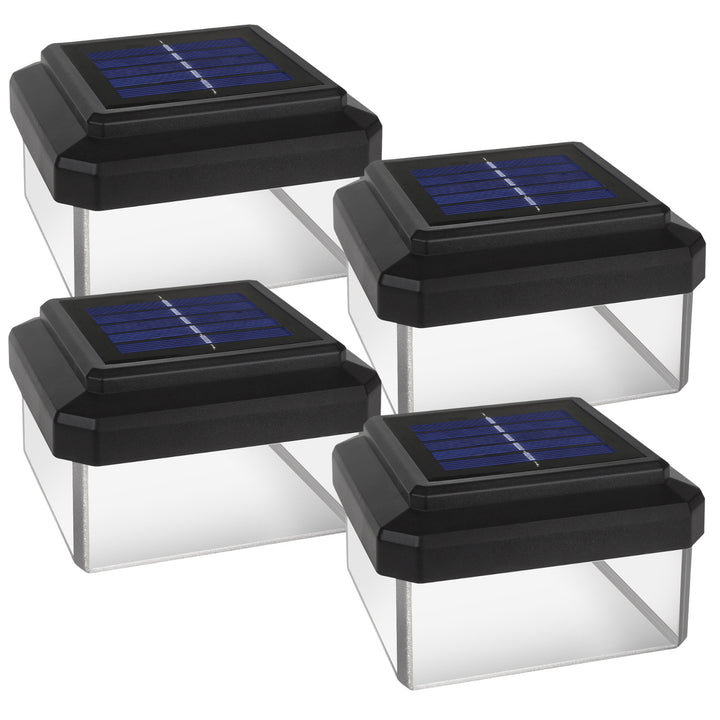 Lampe solaire à LED GreenBlue, 80x80mm, enveloppe, GB127, 4 pièces