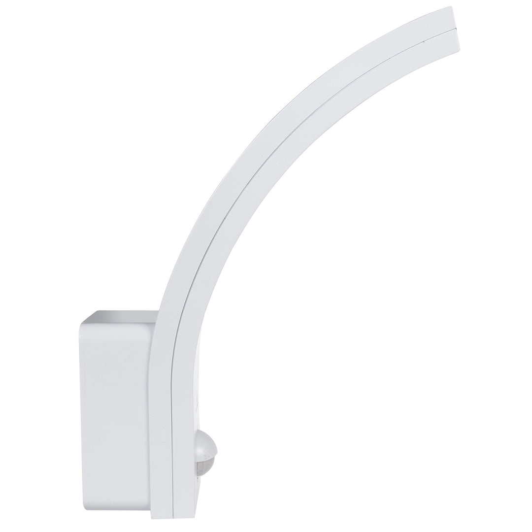 Lampe LED à détecteur de mouvement Maclean, détecteur de mouvement PIR, blanc, 10W, IP54, 750lm, blanc neutre (4000K) MCE244 W