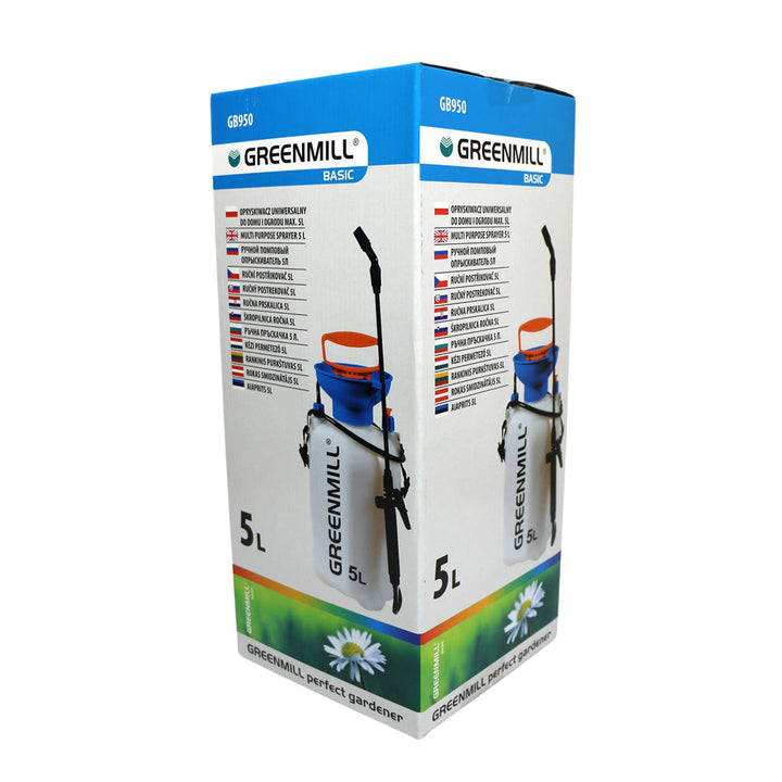 Pulvérisateur polyvalent Greenmill, pressurisé, capacité 5 litres, GB950