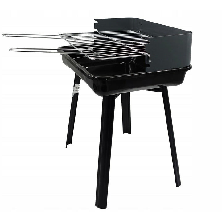 Gril à charbon de bois Master Grill & Party, rectangulaire, pliable, portable, MG936